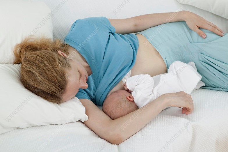 breastfeeding newborn baby boy