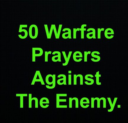 50 warfare prayers against enemies