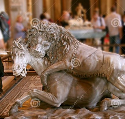 dream about lion and horse