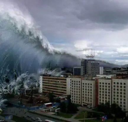 dream about surviving a tsunami