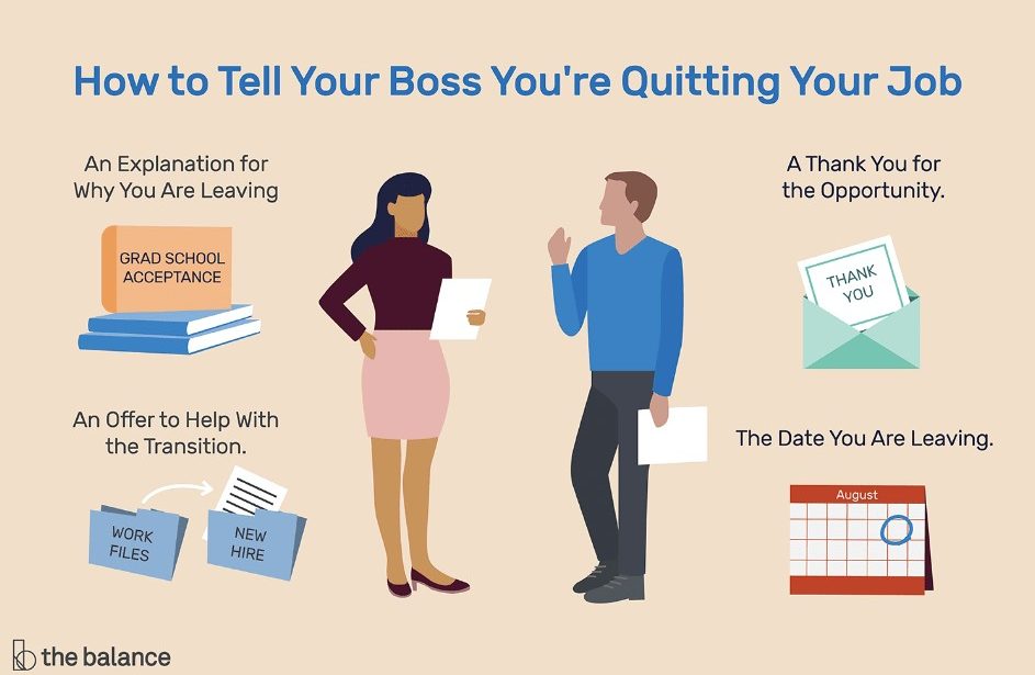 excuses to boss for quiting