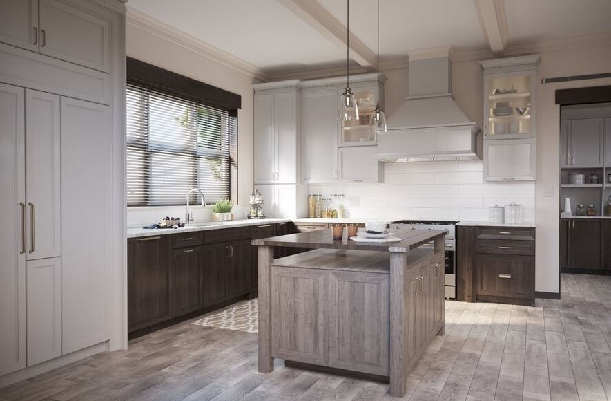 What Color Floor Goes With Gray Cabinets